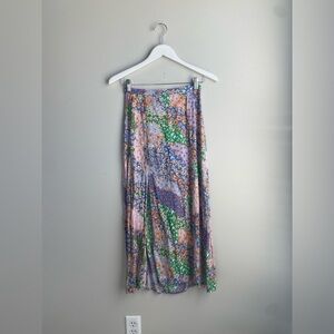 Topshop Austin Floral Maxi Skirt